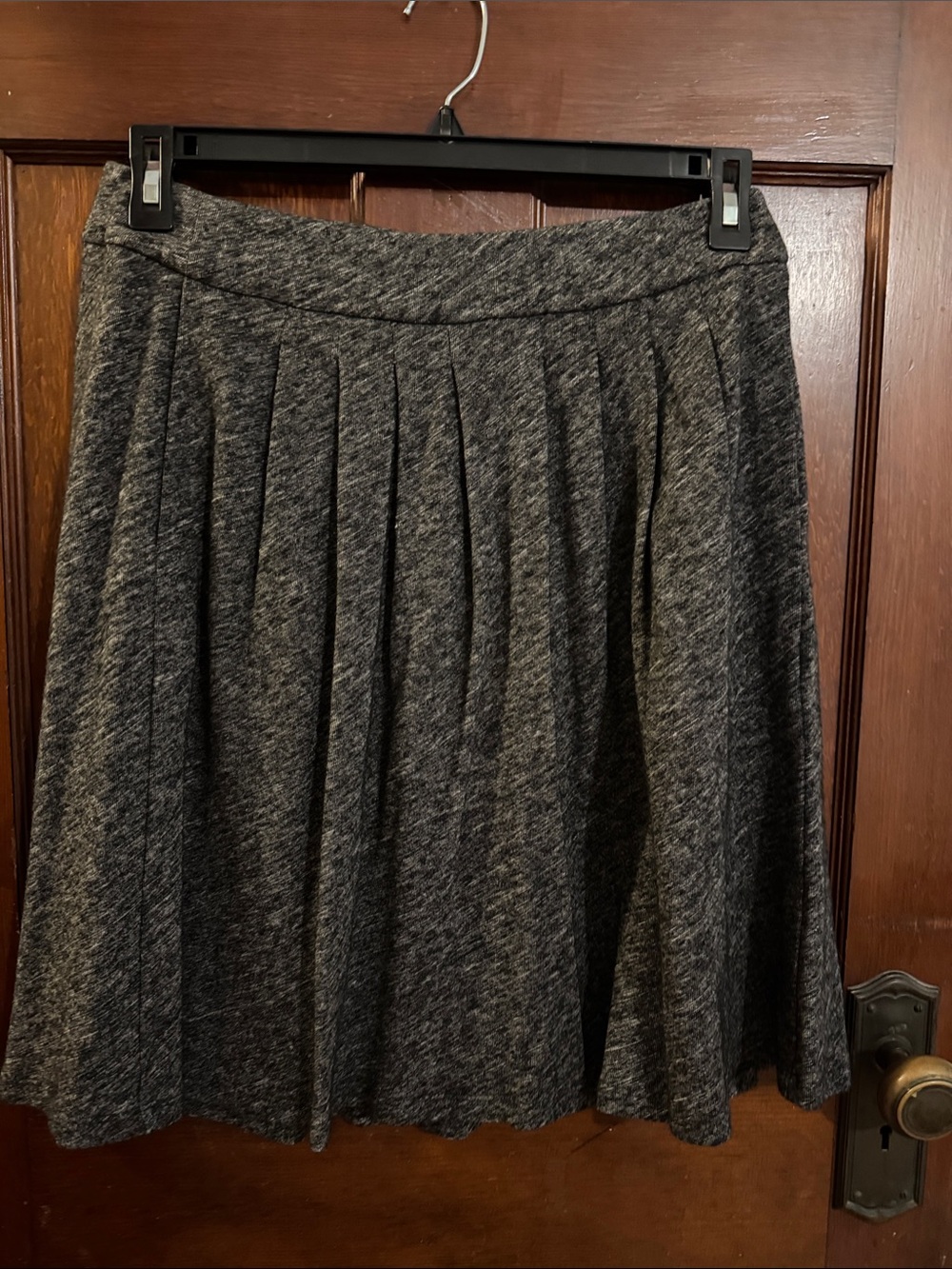 Eileen Fisher Pleated A-Line Women's Skirt - Charcoal Gray
